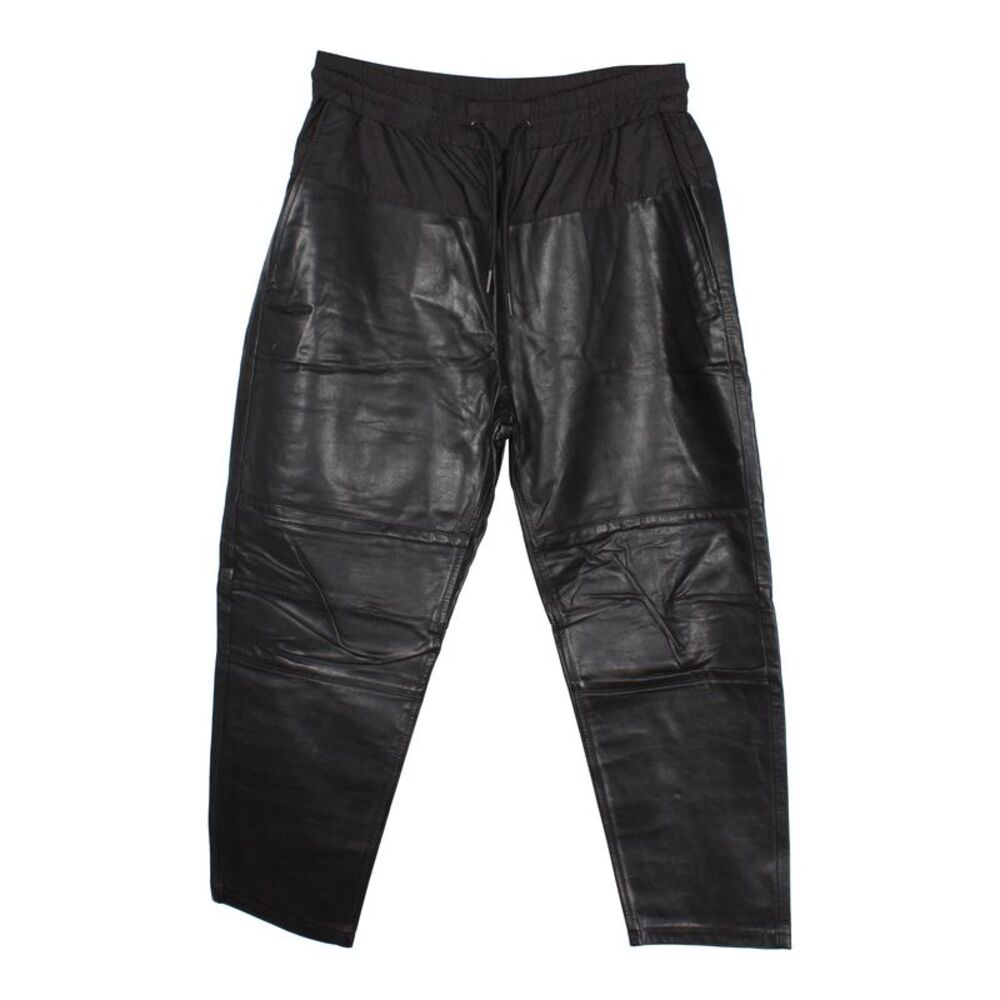 Alexander Wang x H&M Paneled Jogger Pants in Black Synthetic Leather